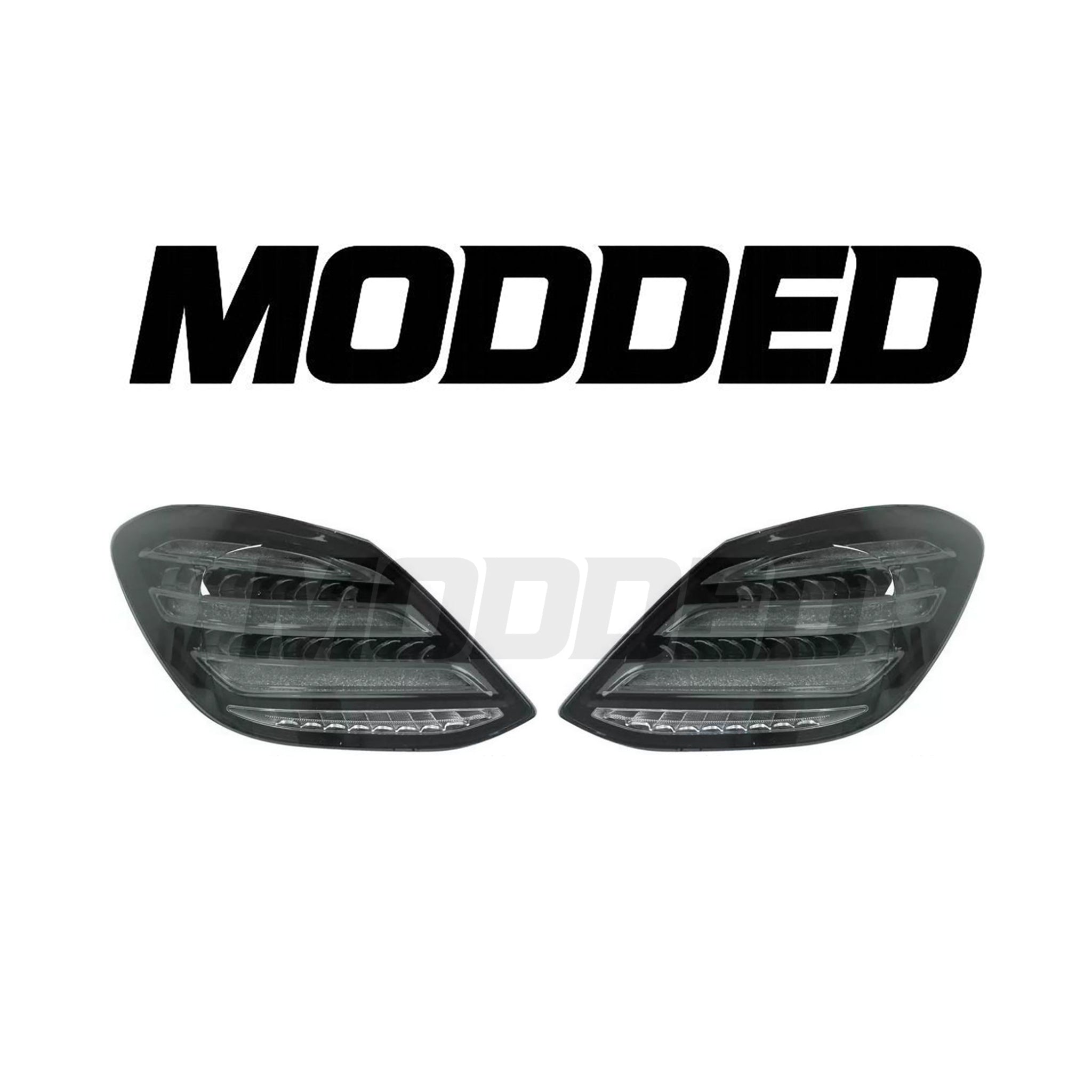 Mercedes-Benz C Class W205 Taillights (2015-2021) - Smoked/Clear Style