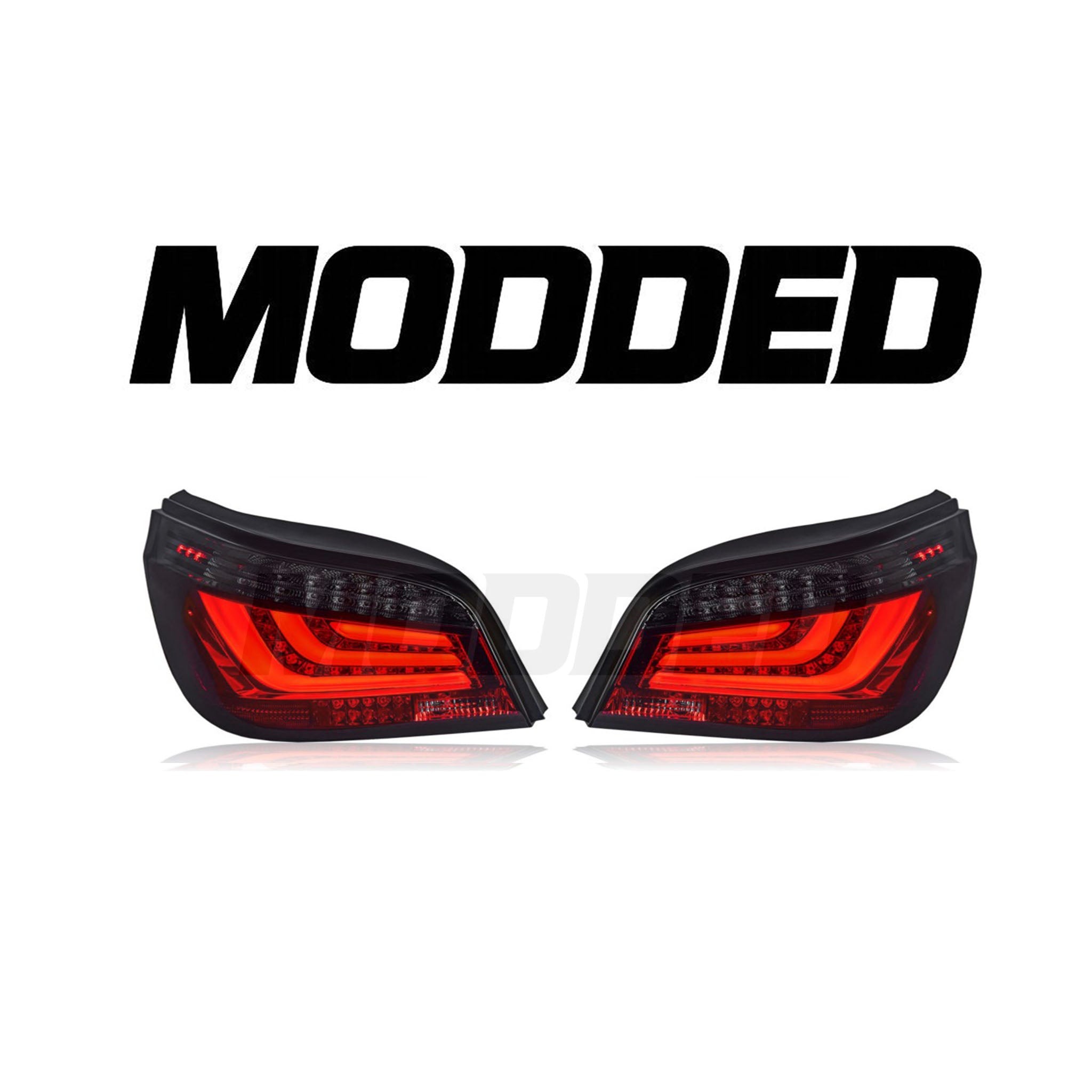 BMW 5 Series E60 Taillights (2003–2010) – OEM Style (Smoked/Red)