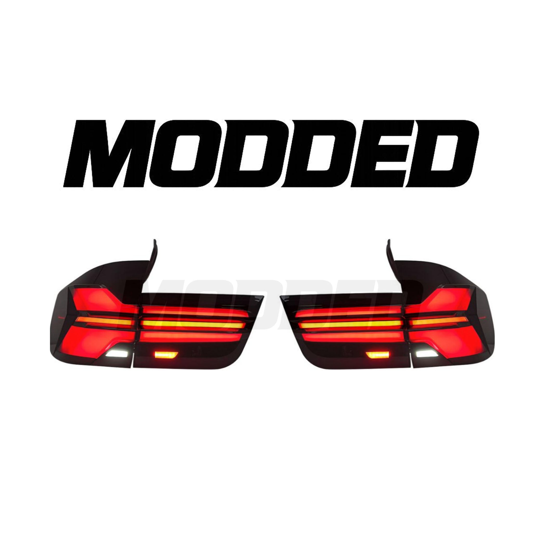 BMW X5 E70 Taillights (2007–2013) – G-Series Style (Smoked/Red)