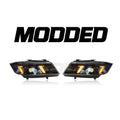 BMW 3 Series E90 Headlights (2005–2012) – Snake Eyes Style