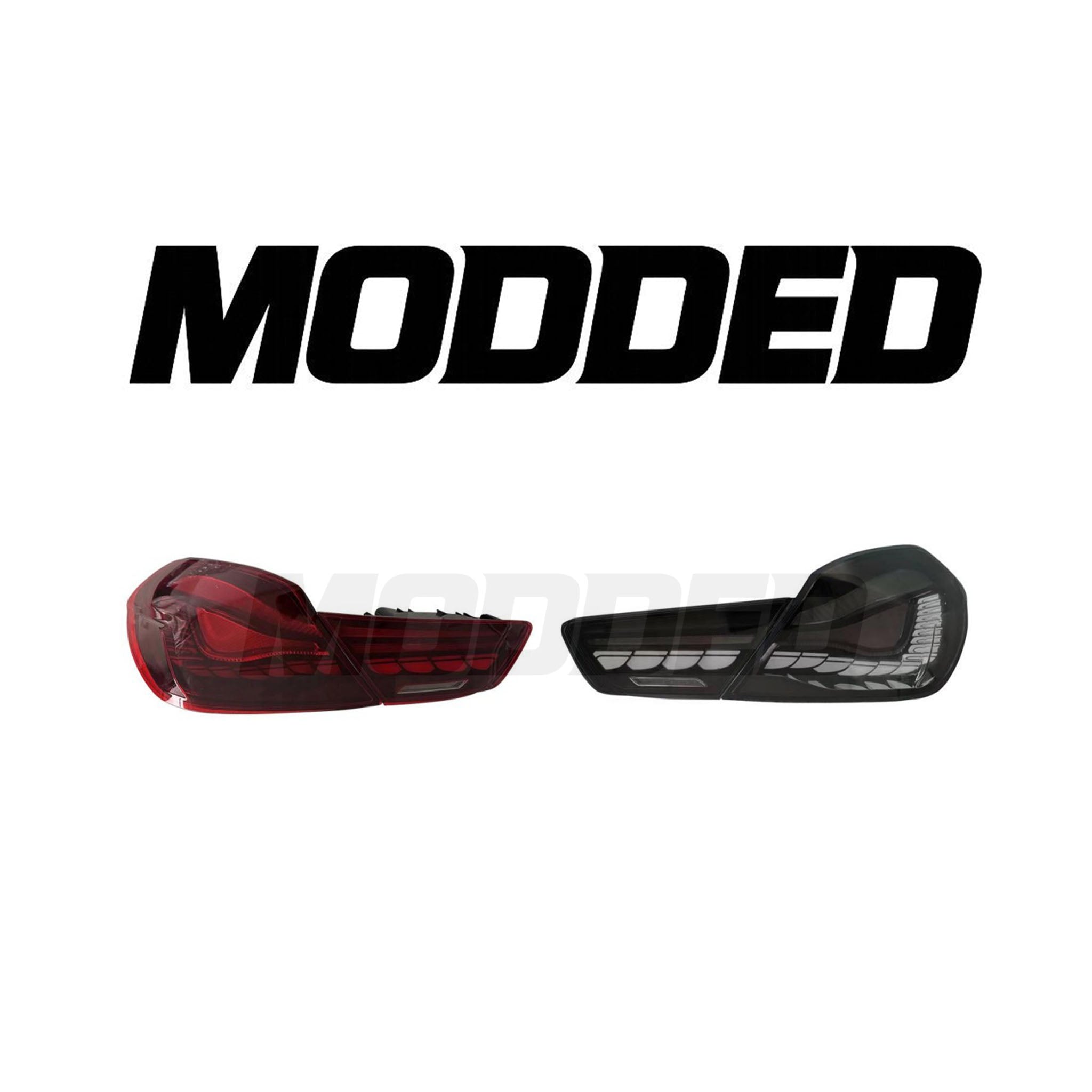 BMW 6 Series F06/F12/F13 Taillights (2012–2019) – GTS Style (Smoked/Red)