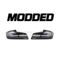 BMW 5 Series F10 Taillights (2011–2017) – G30 Style (Clear)