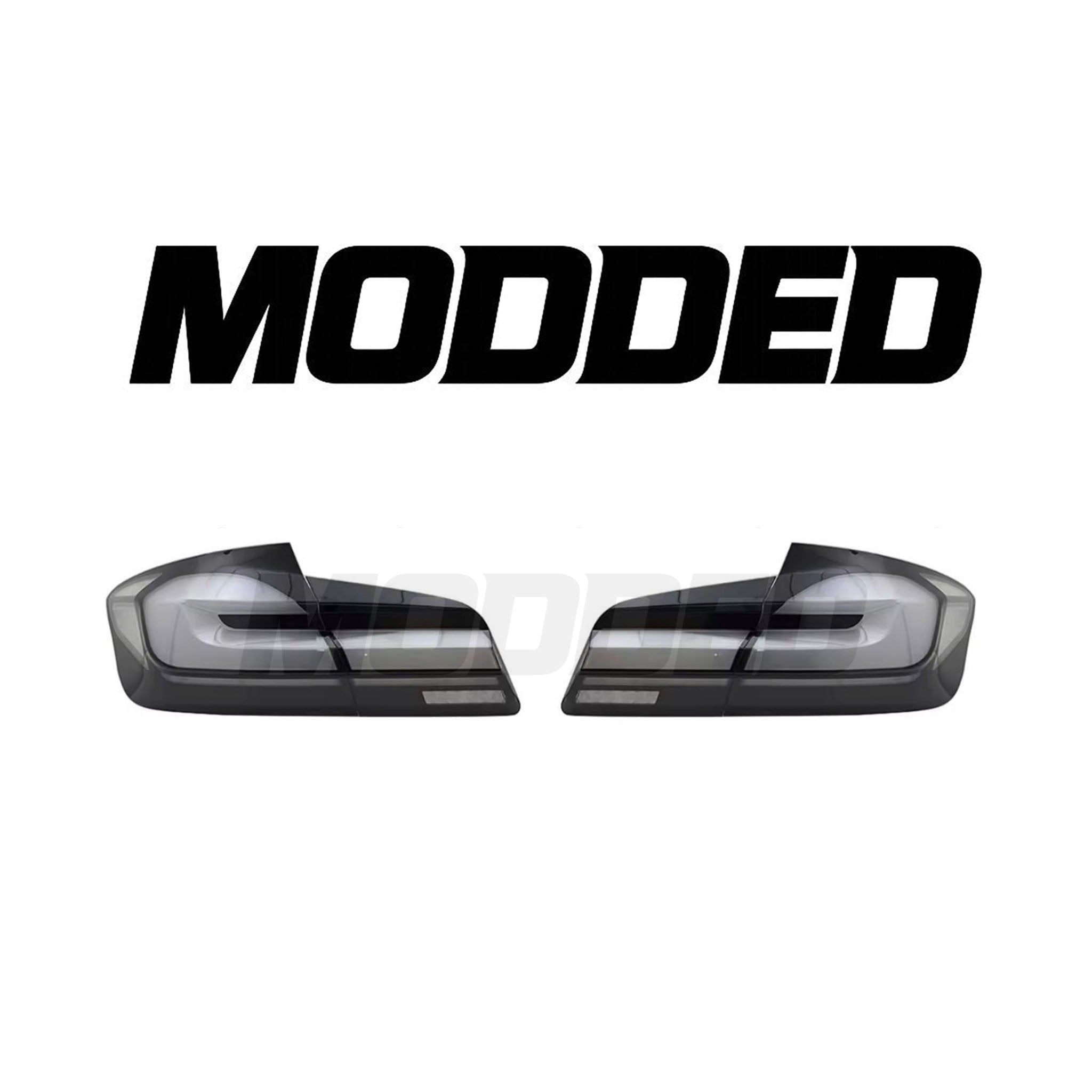 BMW 5 Series F10 Taillights (2011–2017) – G30 Style (Clear)