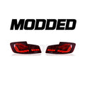 BMW 5 Series F10 Taillights (2011–2017) – GTS Style (Smoked/Red)