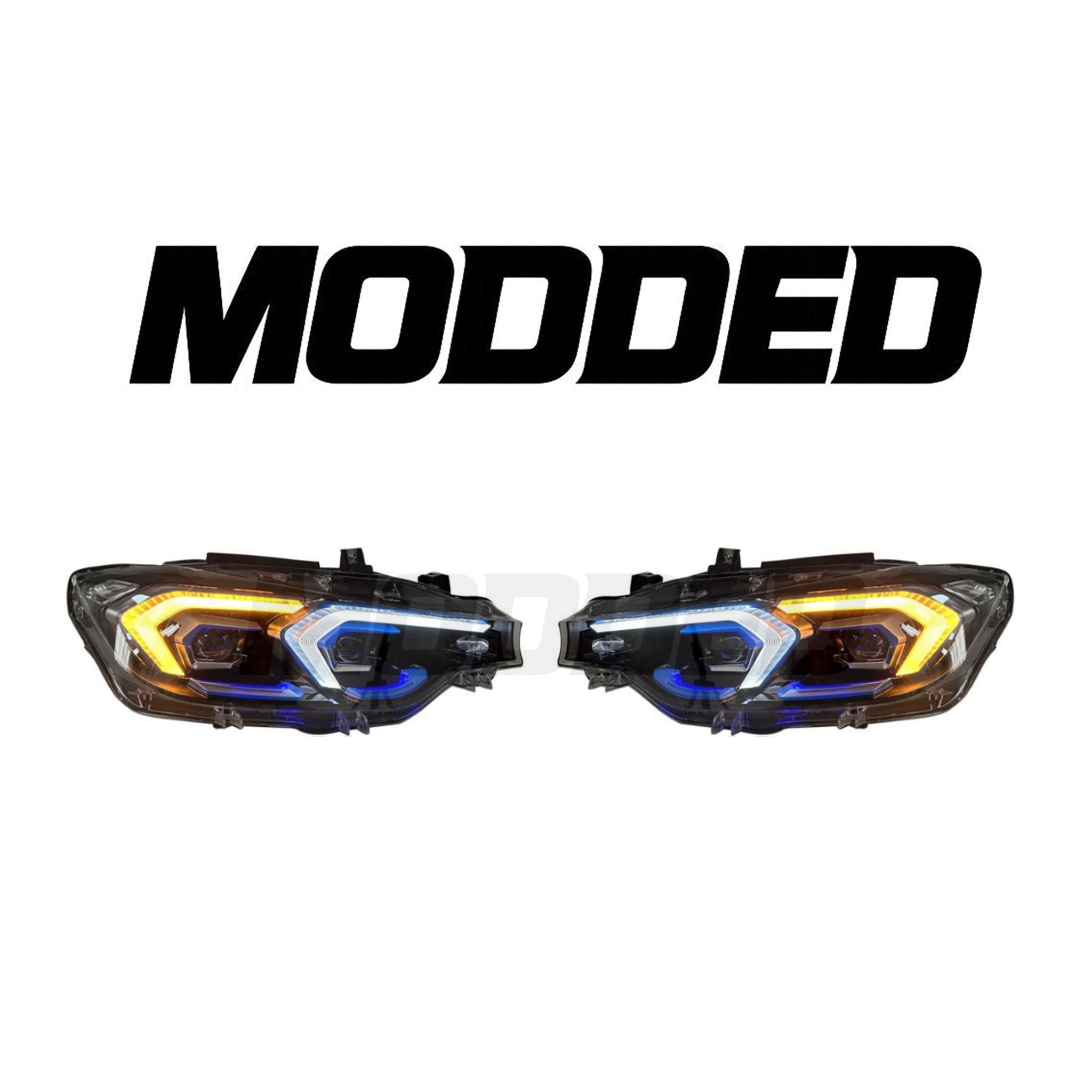 BMW 3 Series F30 Headlights (2012–2018) – G-Series Style V2