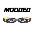 BMW 4 Series F32/F82 Headlights (2014–2020) – OEM IKON Style