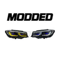 BMW 3 Series G20 Headlights (2019–2022) – Laser Style (Switchable White/Yellow DRL)