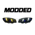 BMW 3 Series G20 Headlights (2019–2022) – Snake Eyes Style (Switchable White/Yellow DRL)