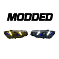 BMW 3 Series G20 Headlights (2023–2024) – Snake Eyes Style (Switchable White/Yellow DRL)
