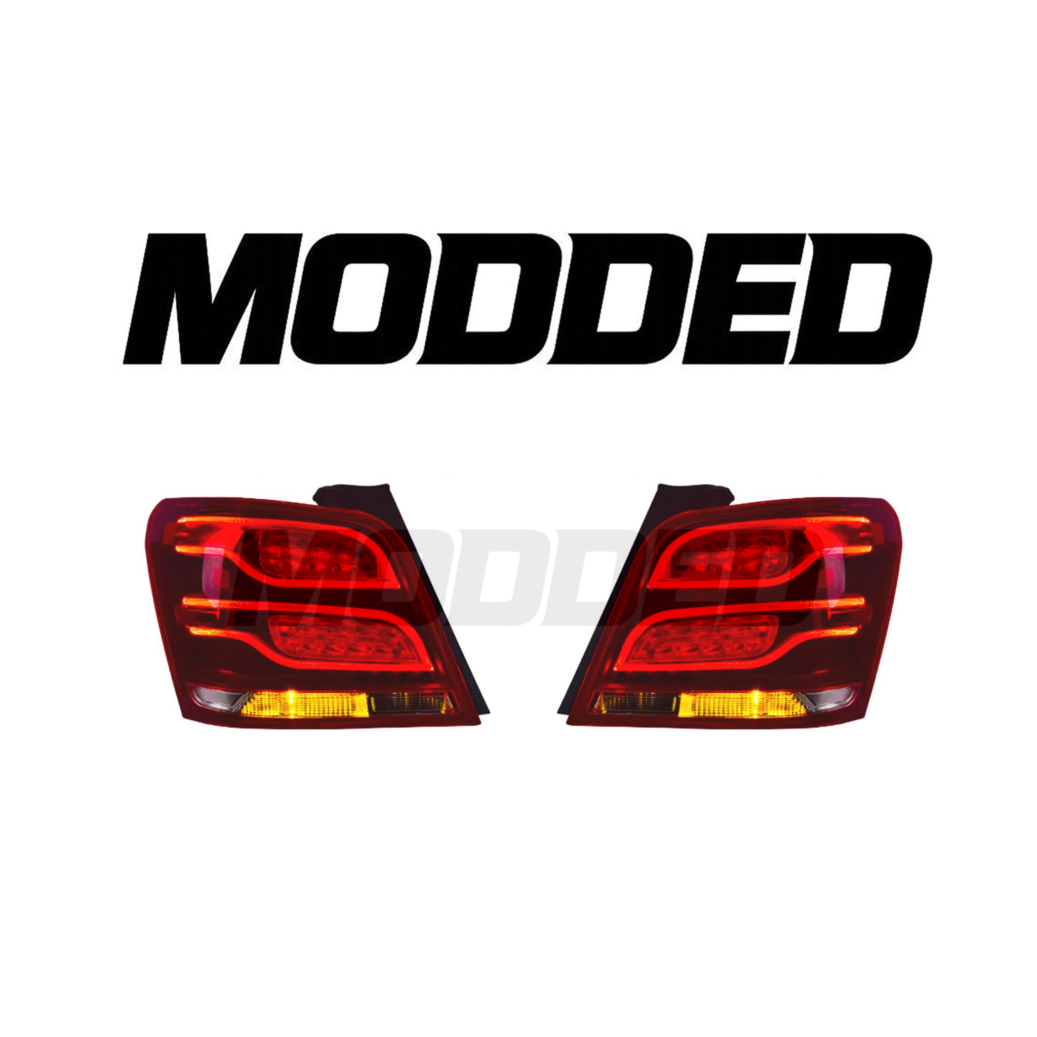 Mercedes-Benz GLK Taillights (2008–2015) - OEM LED Smoked/Red Style Updated Style