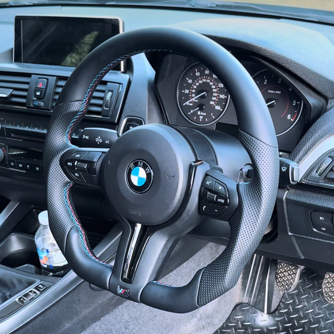 BMW Flat Bottom Steering Wheel Leather V1