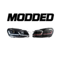 Volkswagen Golf MK6 Headlights (2008–2013) – LED MK7.5 Style