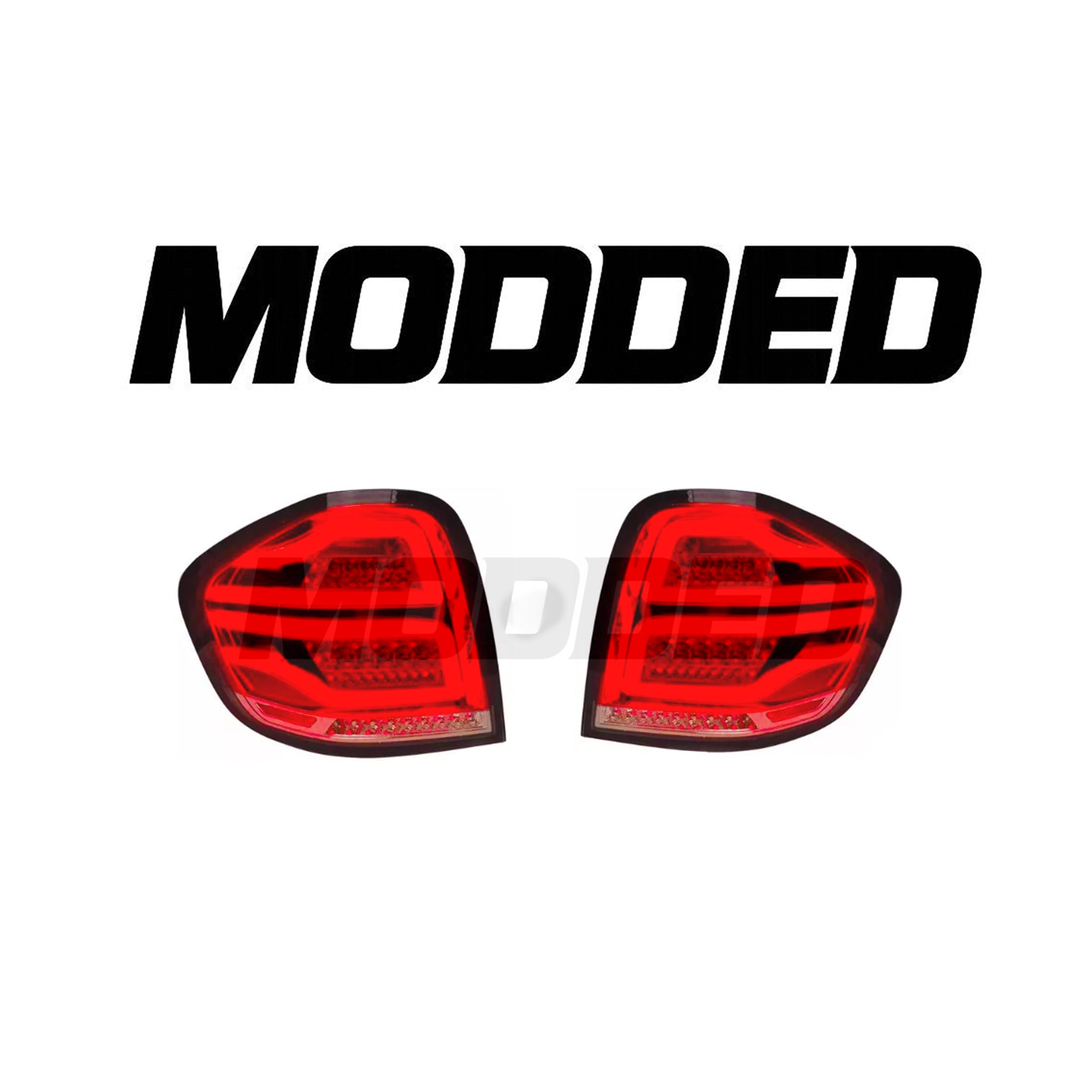 Mercedes-Benz ML W164 Taillights (2005–2008) - OEM LED Smoked/Red Style