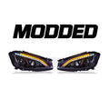 Mercedes-Benz S Class W221 Headlights Smoked (2006-2008)