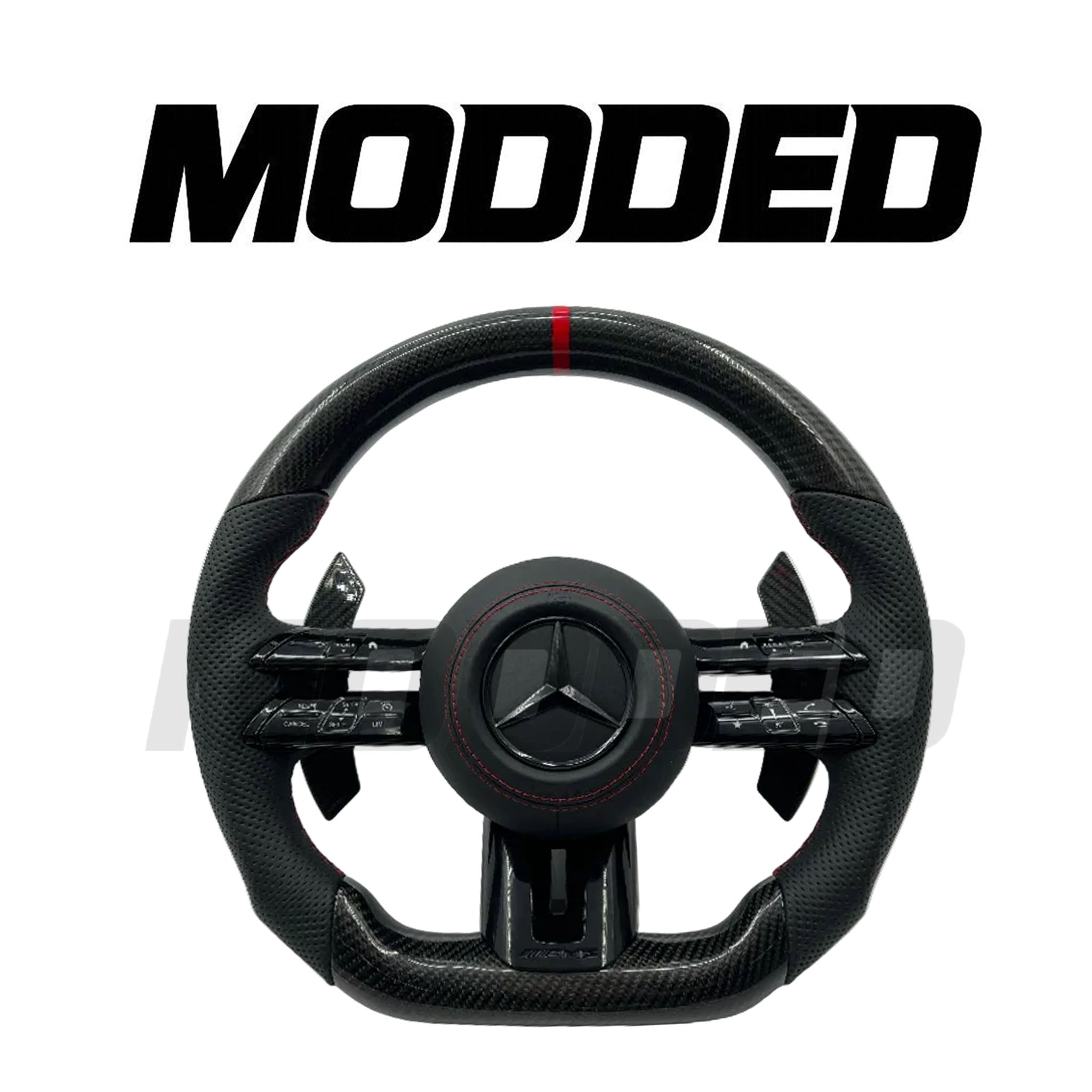 Mercedes Benz AMG Dragonfly Steering Wheel Carbon Fibre OEM Style