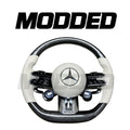 Mercedes Benz AMG Dragonfly Steering Wheel Carbon Fibre with Knob OEM Style