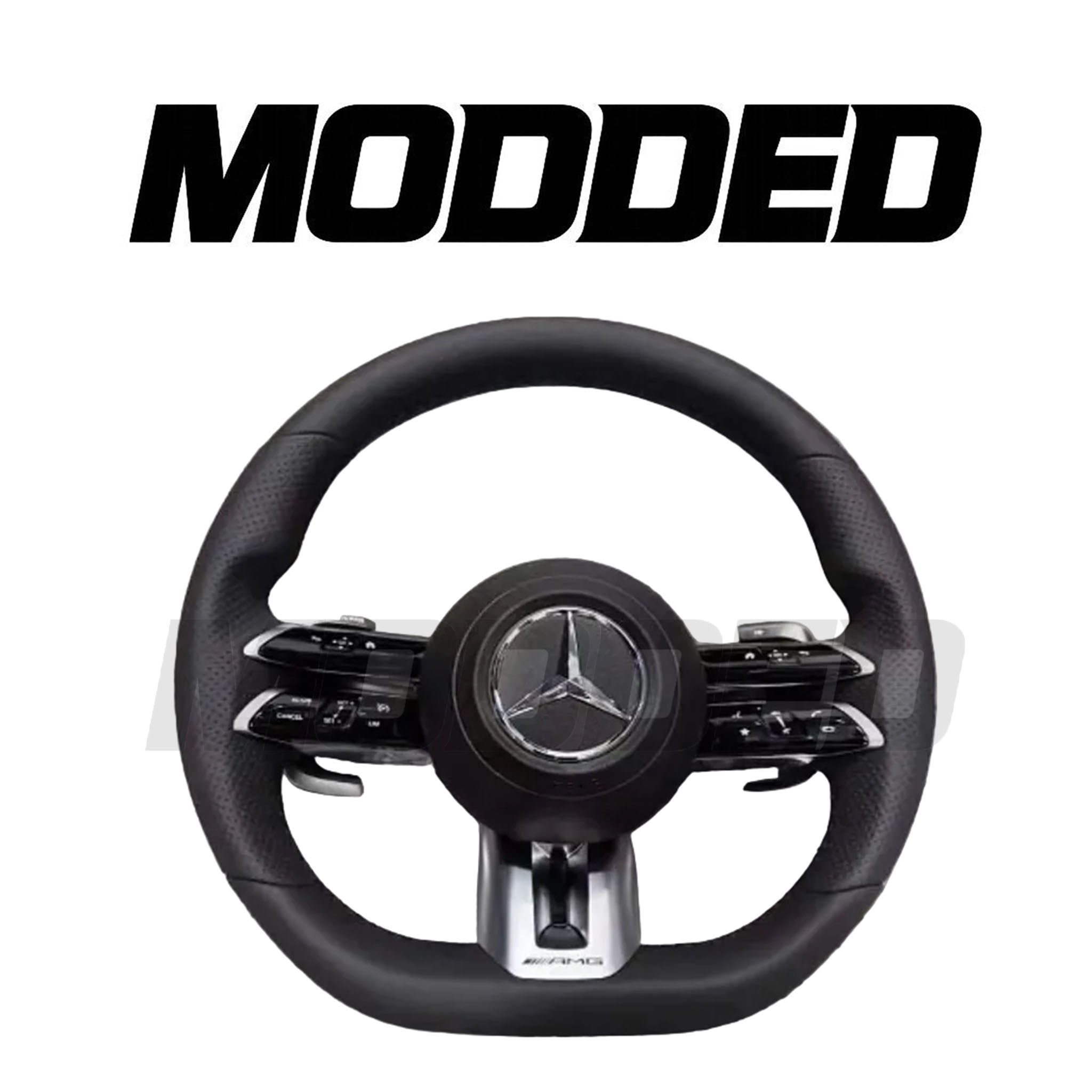 Mercedes Benz AMG Dragonfly Steering Wheel Leather OEM Style