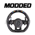 Mercedes Benz AMG LED Steering Wheel Carbon Fibre & Leather OEM Style
