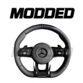 Mercedes Benz AMG Steering Wheel Black Leather & Black Trim OEM Style