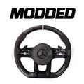 Mercedes Benz AMG Steering Wheel Carbon Fibre & Alcantara OEM Style