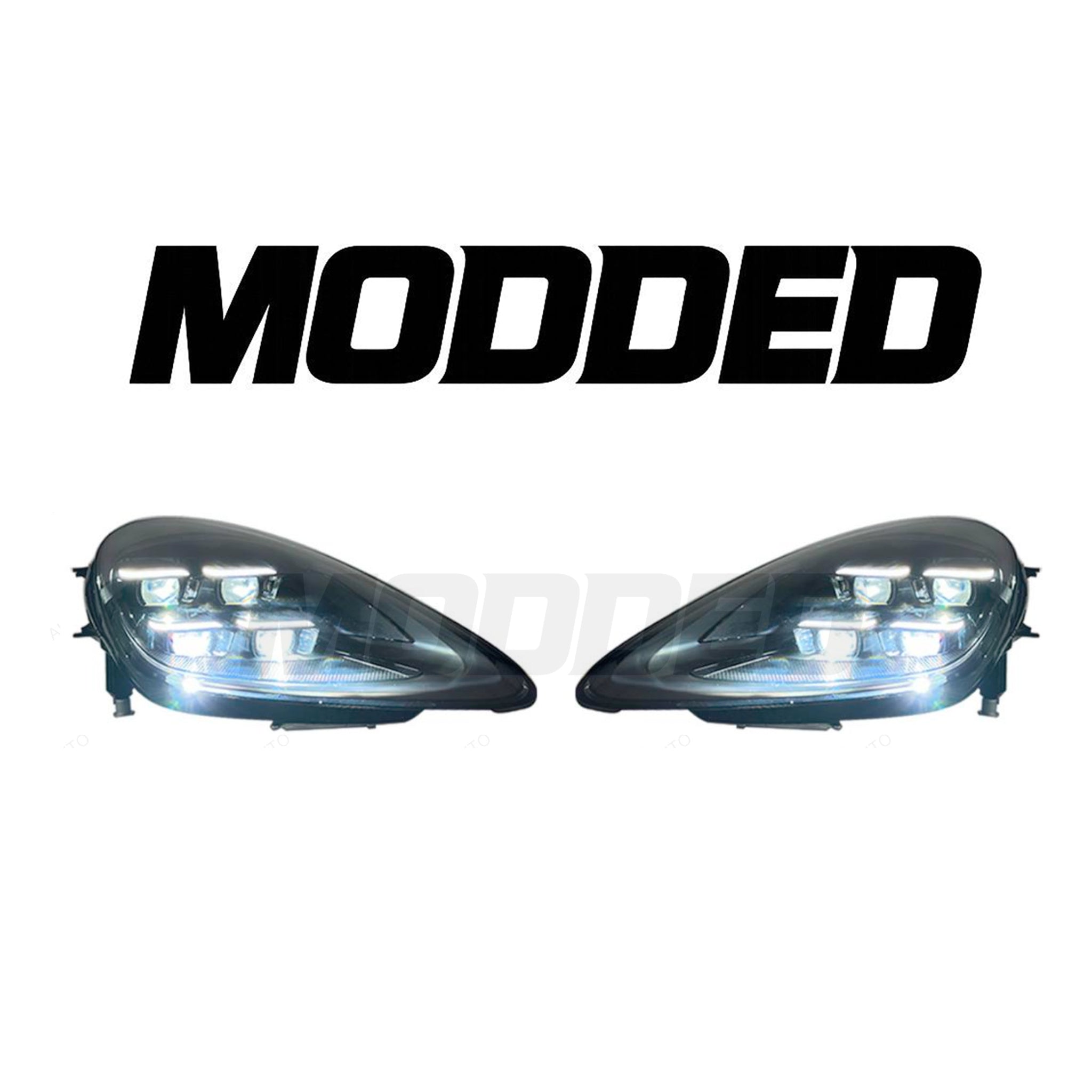 Porsche Cayenne 9Y0 to 2024 Style Headlights (2018-2023)
