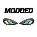 Porsche Panamera 970.1 to 2024 Style Headlights Colour Switching DRLs (2010-2013)