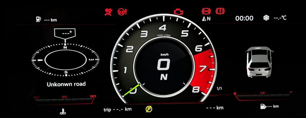 Digital Cluster for VW MK6 Golf LCD GTI