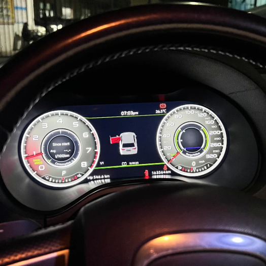 Digital Cluster for Audi A3 8P RS Version (2008-2013)