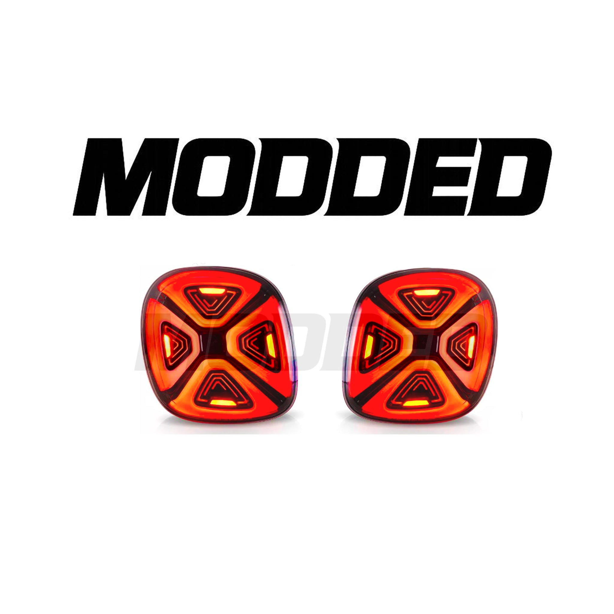 Smart Car Taillights (2014–2019) - OEM LED Smoked/Red Style