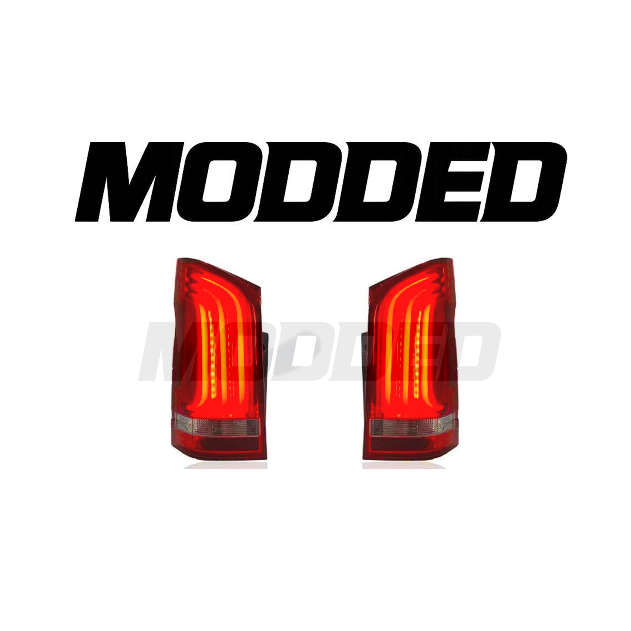 Mercedes-Benz Vito W447 Taillights (2016–2023) – Red OEM LED Style