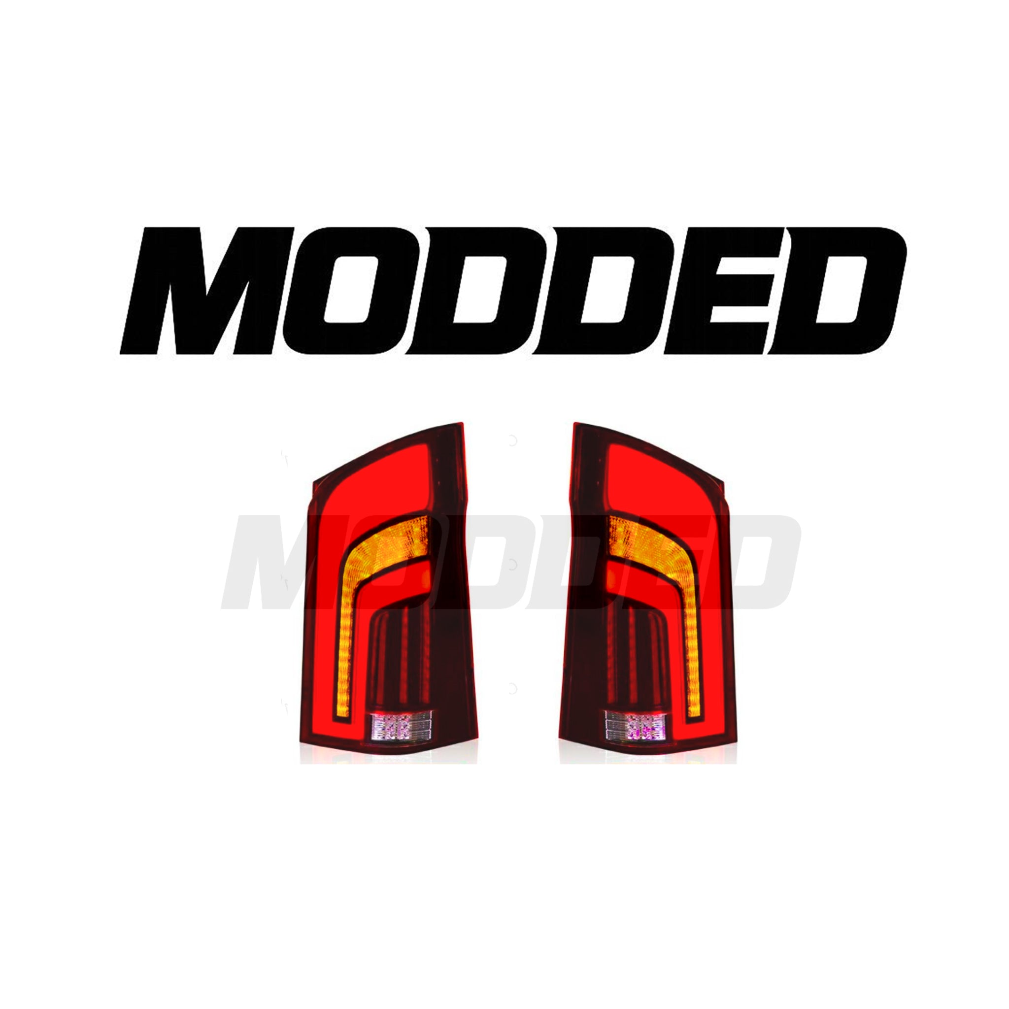 Mercedes-Benz Vito W447 Taillights (2016–2023) – Smoked/Red LED