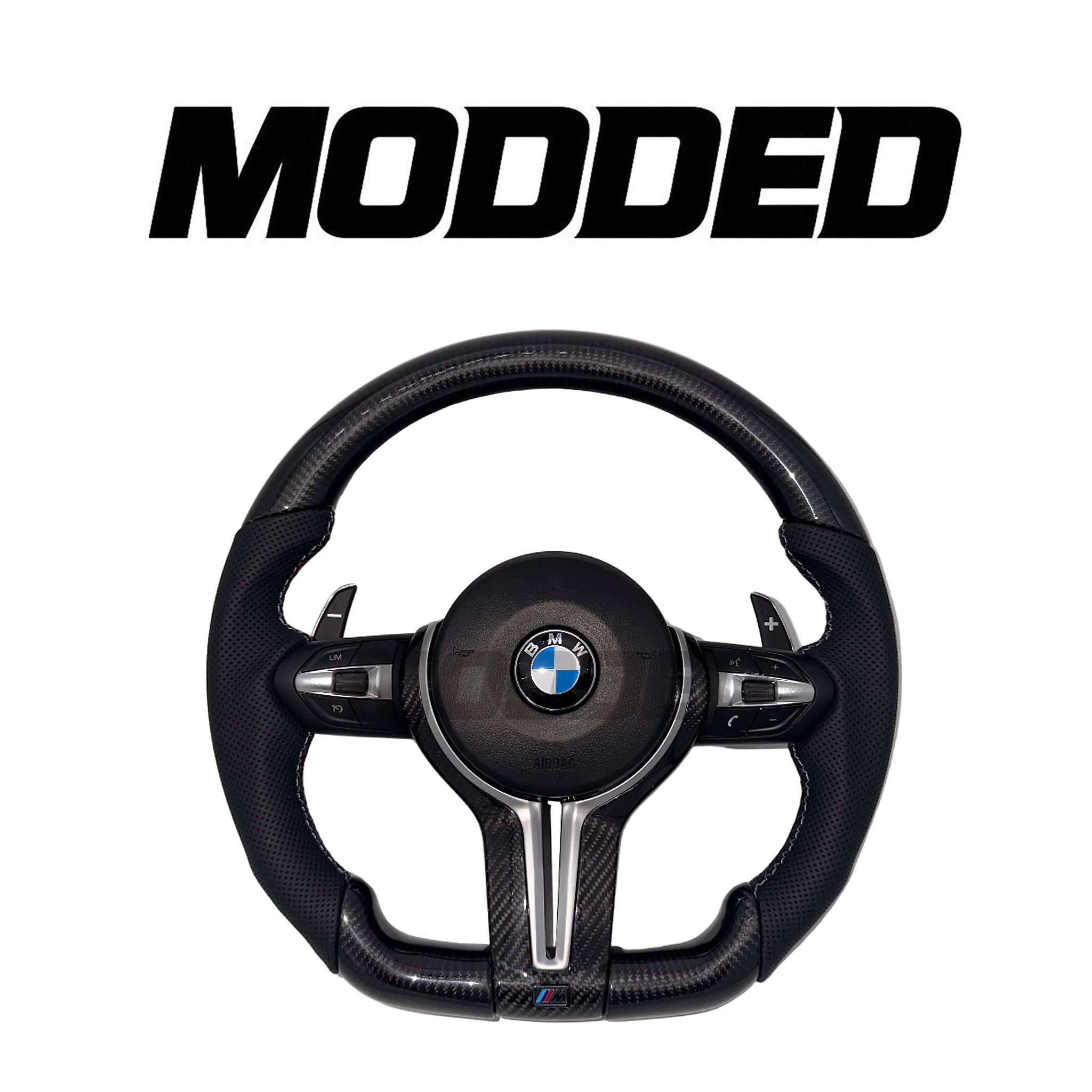 BMW Flat Bottom Carbon Steering Wheel
