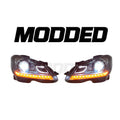 Mercedes-Benz C Class W204 Headlights V3 (2012-2014) Smoked