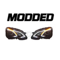 Mercedes-Benz E Class W212 Headlights V2 (2013-2016)  Smoked